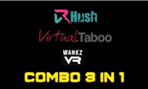 VRHUSH+VIRTUALTABOO+WANKZVR 3 in 1 Combo
