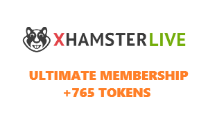 XHAMSTERLIVE MONTHLY ULTIMATE MEMBERSHIP +765 TOKENS